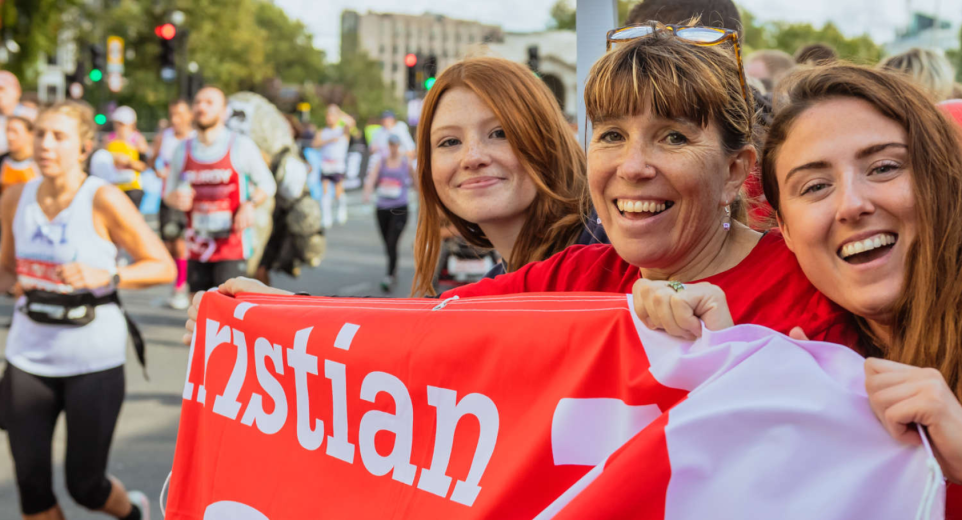 Christian Aid supporters at an event