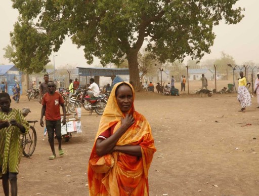 Shede is a refugee at Wedweil Refugee Settlement. She fled her home in Darfur in December 2023 when homes were being bombed, and food was in short supply.