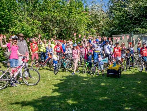 Chandler’s Ford Cycle Party for Christian Aid Week