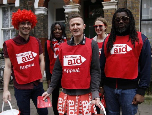 Christian Aid street collection 