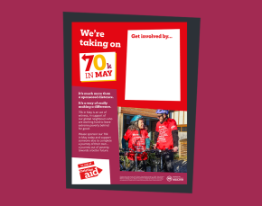 70k in May editable poster - Get involved thumbnail