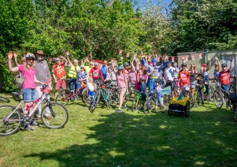 Chandler’s Ford Cycle Party for Christian Aid Week